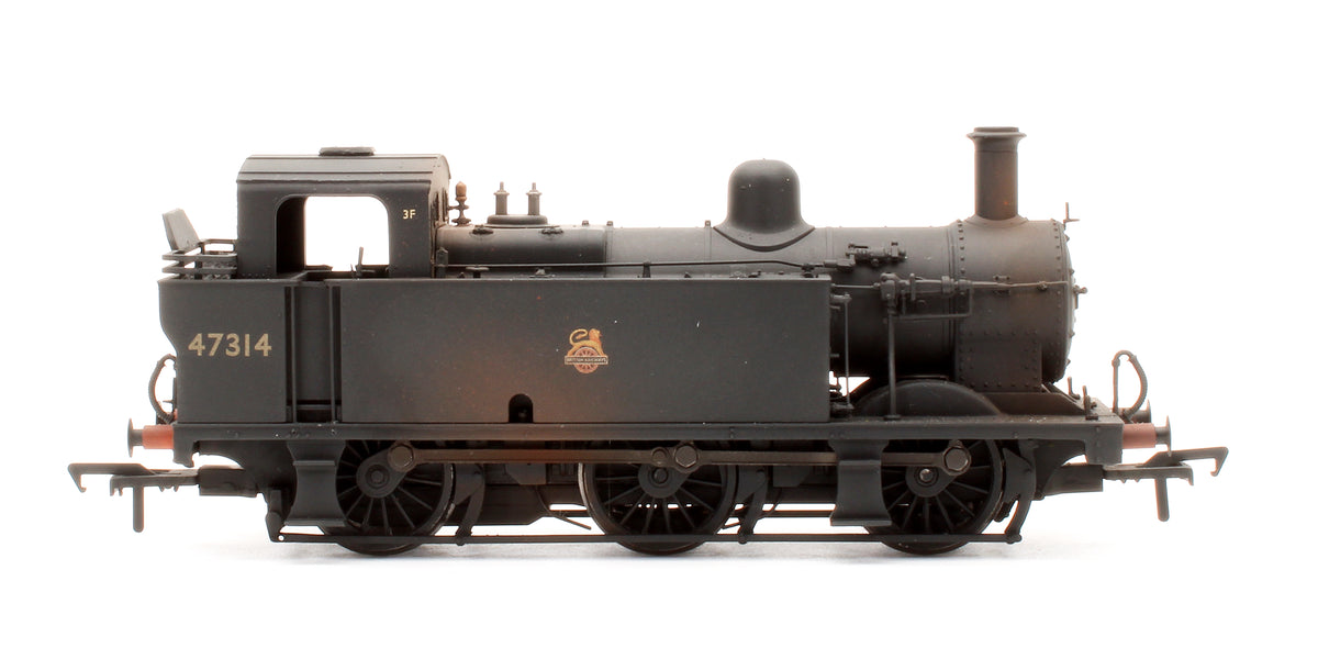 Pre-Owned 32-231A Class 3F Jinty 47314 BR Black Early Emblem Steam Locomotive (Weathered) - DCC Fitted