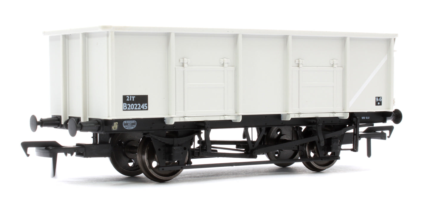 Pre-Owned BR 21T MDO Mineral Wagon BR Grey Pre-TOPS - Pack F