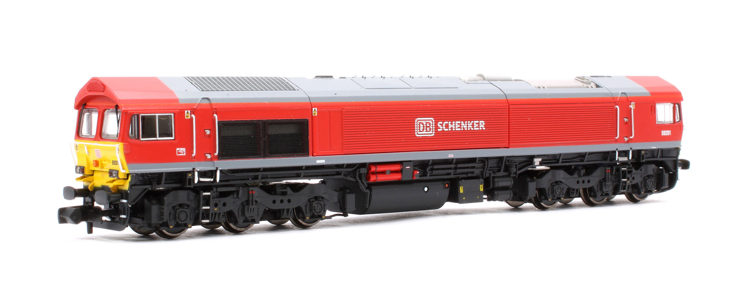 Class 59 59201 DB livery Diesel Locomotive - DCC Sound