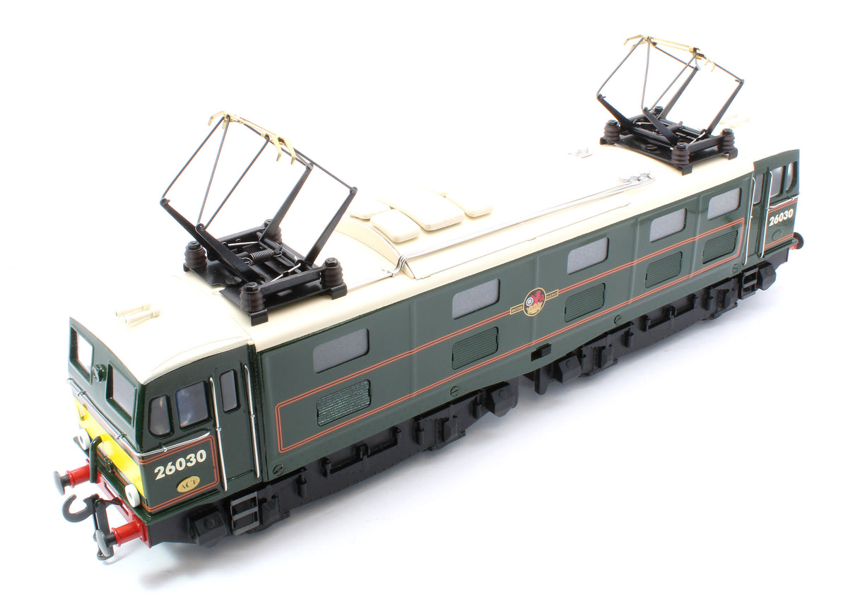 E/49-GS3 "EM1" 26030 & 26012 BR Class 76 Lined Gloss Green with Small Yellow Ends Electric Locomotives Wooden Box Presentation Set - Set 3