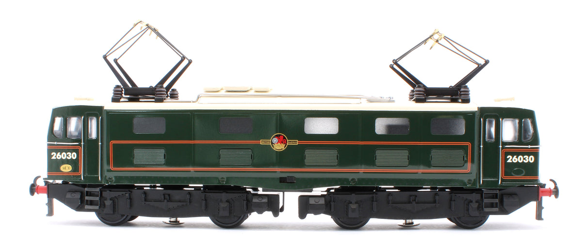E/49-GS3 "EM1" 26030 & 26012 BR Class 76 Lined Gloss Green with Small Yellow Ends Electric Locomotives Wooden Box Presentation Set - Set 3