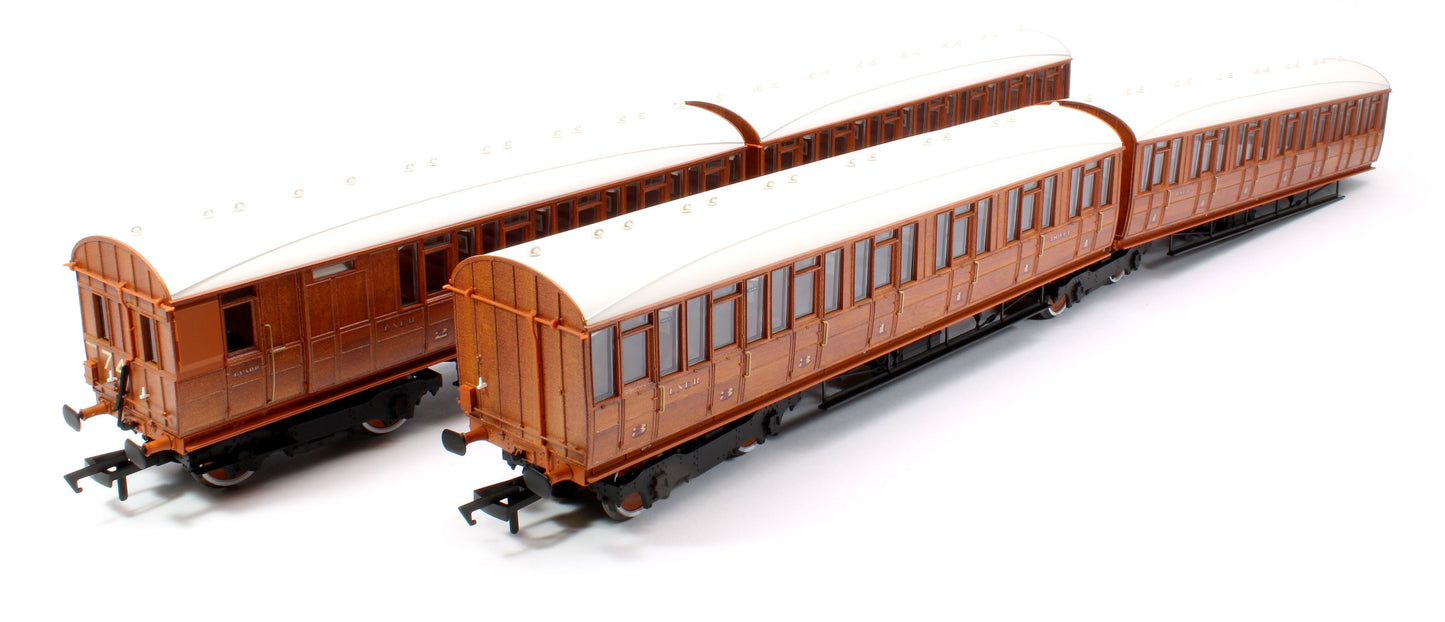 Quad Art Set No. 74B LNER Teak 4 Coach Pack
