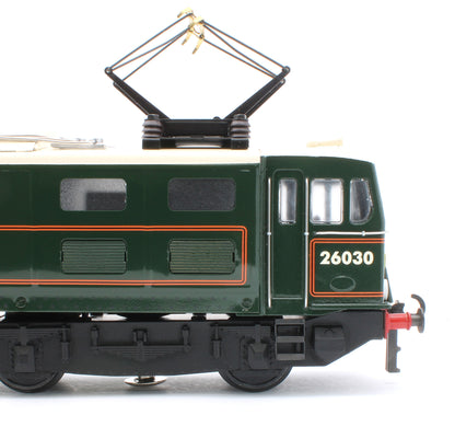 E/49-GS3 "EM1" 26030 & 26012 BR Class 76 Lined Gloss Green with Small Yellow Ends Electric Locomotives Wooden Box Presentation Set - Set 3