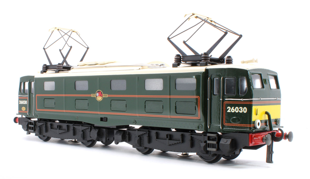 E/49-GS3 "EM1" 26030 & 26012 BR Class 76 Lined Gloss Green with Small Yellow Ends Electric Locomotives Wooden Box Presentation Set - Set 3