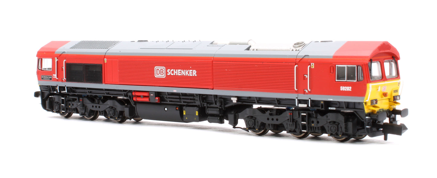 Class 59 59202 DB livery Alan Meddows Taylor Diesel Locomotive - DCC Sound