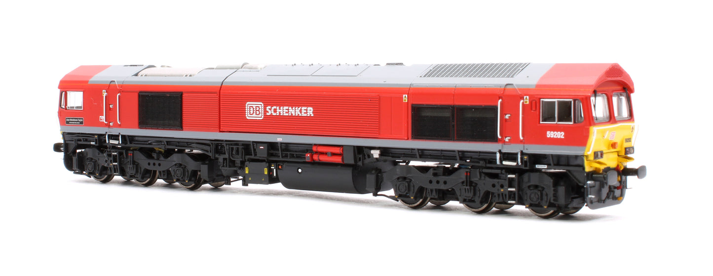 Class 59 59202 DB livery Alan Meddows Taylor Diesel Locomotive - DCC Sound