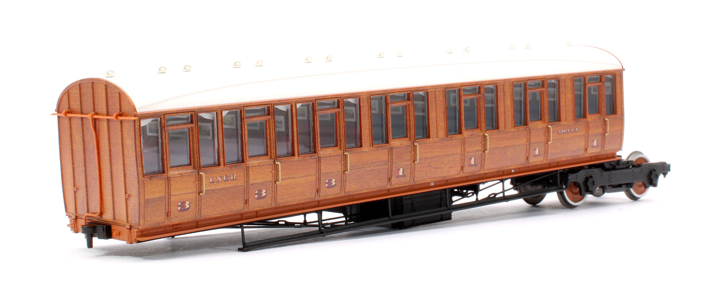 Quad Art Set No. 74B LNER Teak 4 Coach Pack
