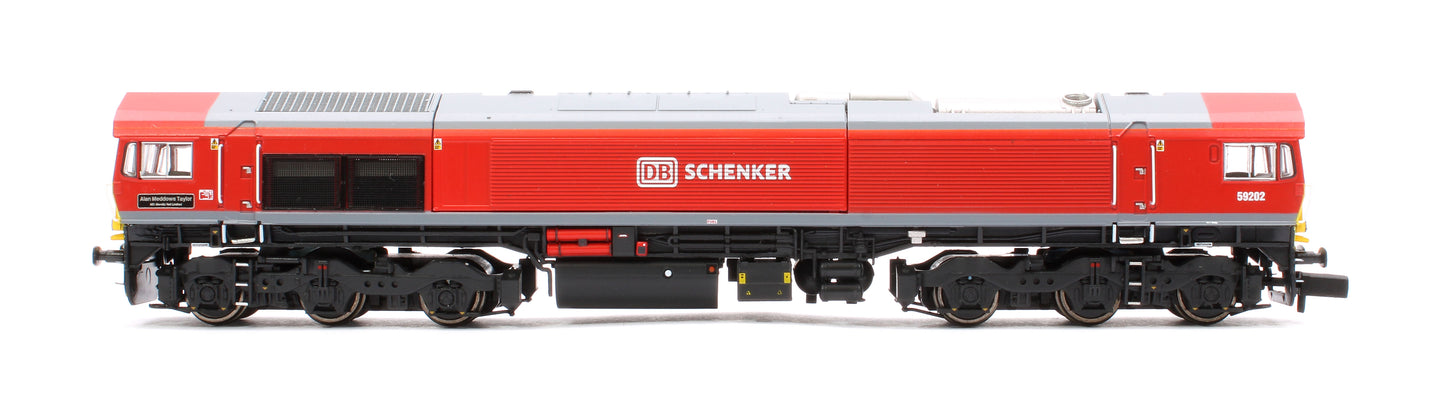 Class 59 59202 DB livery Alan Meddows Taylor Diesel Locomotive - DCC Sound