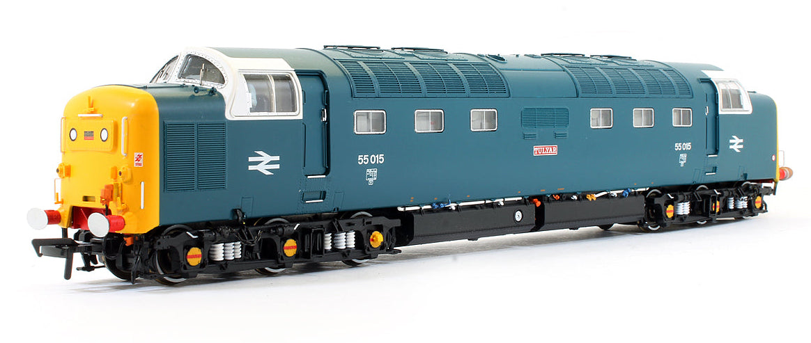 Pre-Owned ACC-2165 'Tulyar' Class 55 015 Deltic in BR Blue Livery with Finsbury Park White Cab Diesel Locomotive
