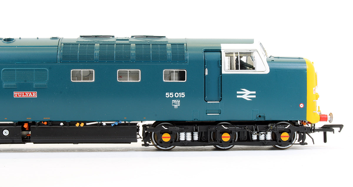 Pre-Owned ACC-2165 'Tulyar' Class 55 015 Deltic in BR Blue Livery with Finsbury Park White Cab Diesel Locomotive