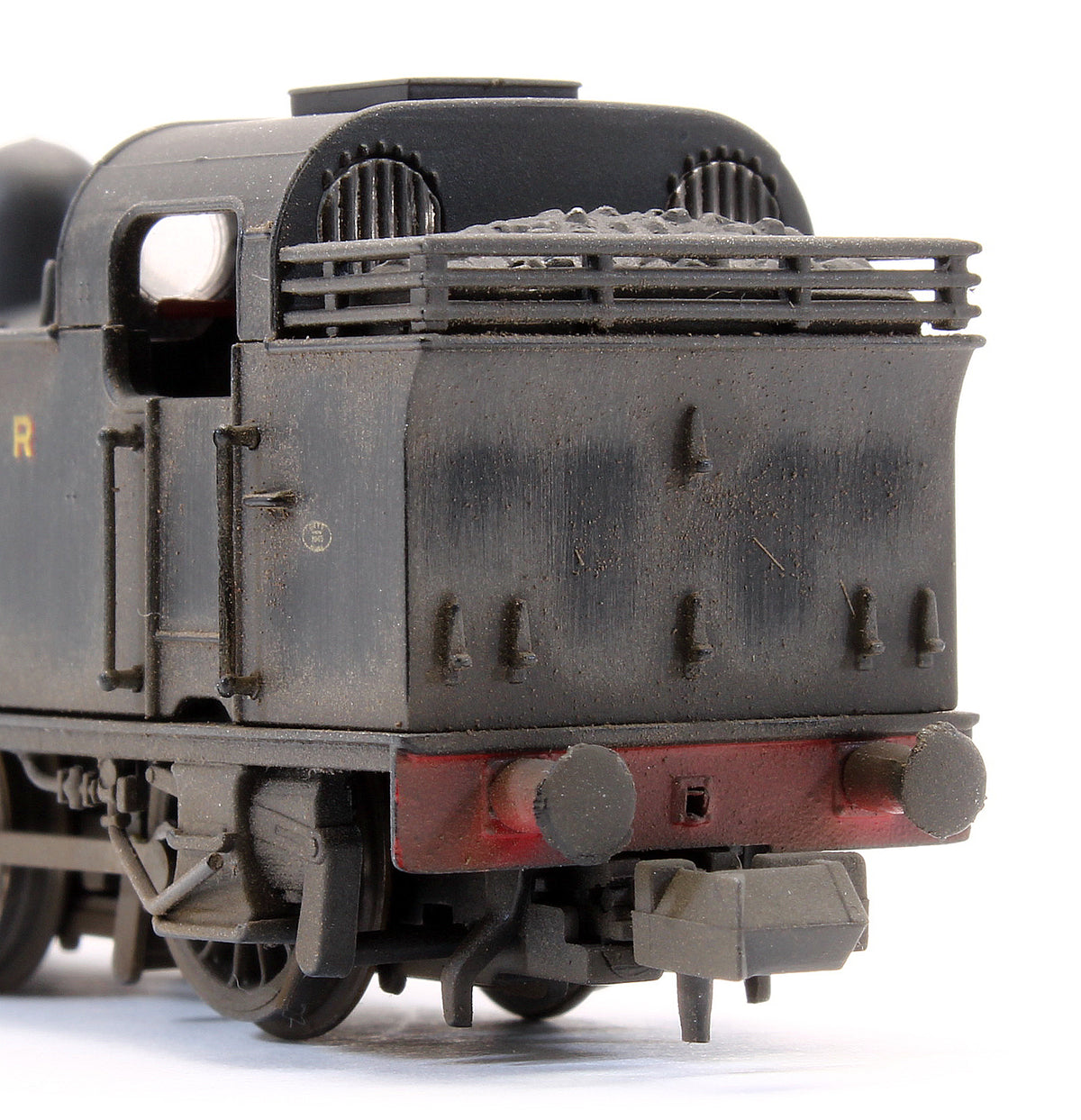 S2102-03W Custom Weathered Class J50 LNER Black (Unlined) 0-6-0 Tank Locomotive No.1045