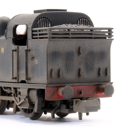 S2102-03W Custom Weathered Class J50 LNER Black (Unlined) 0-6-0 Tank Locomotive No.1045