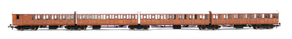 Quad Art Set No. 74B LNER Teak 4 Coach Pack