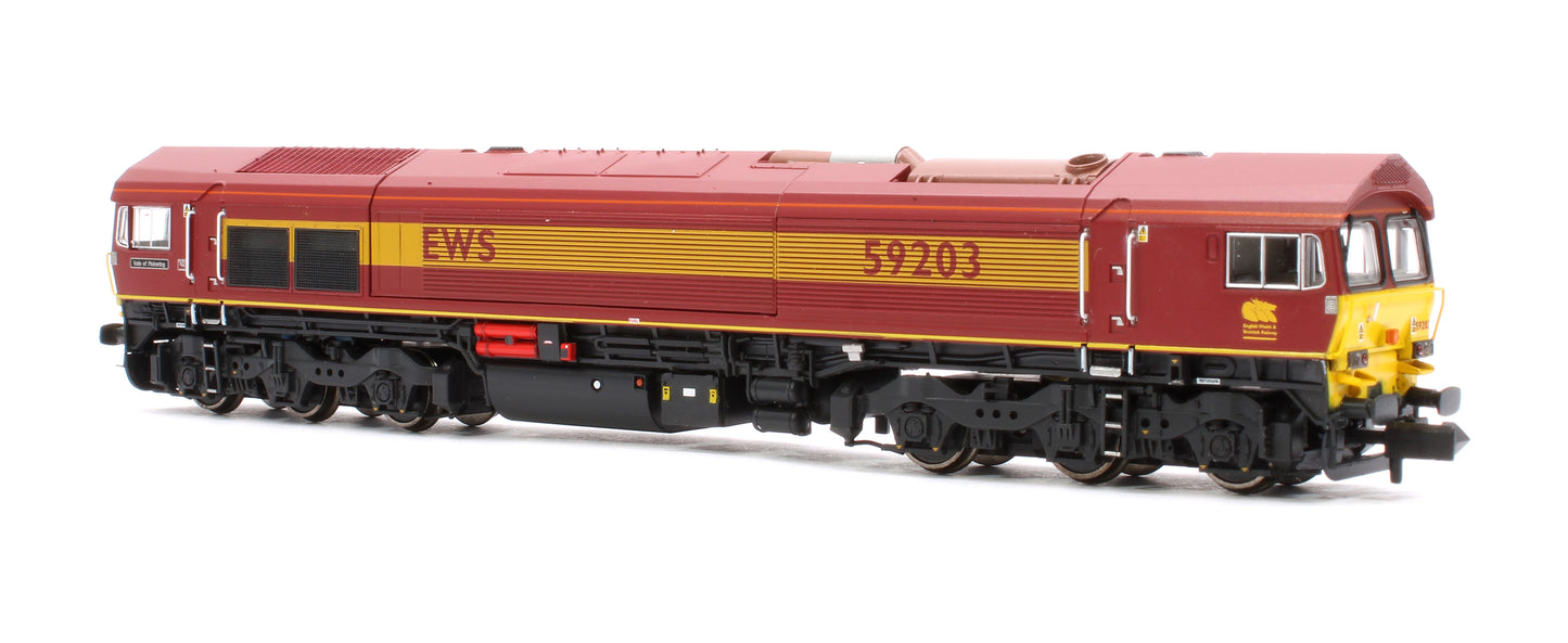 Class 59 59203 EWS livery Vale of Pickering Diesel Locomotive - DCC Sound