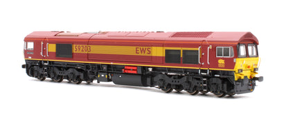 Class 59 59203 EWS livery Vale of Pickering Diesel Locomotive - DCC Sound