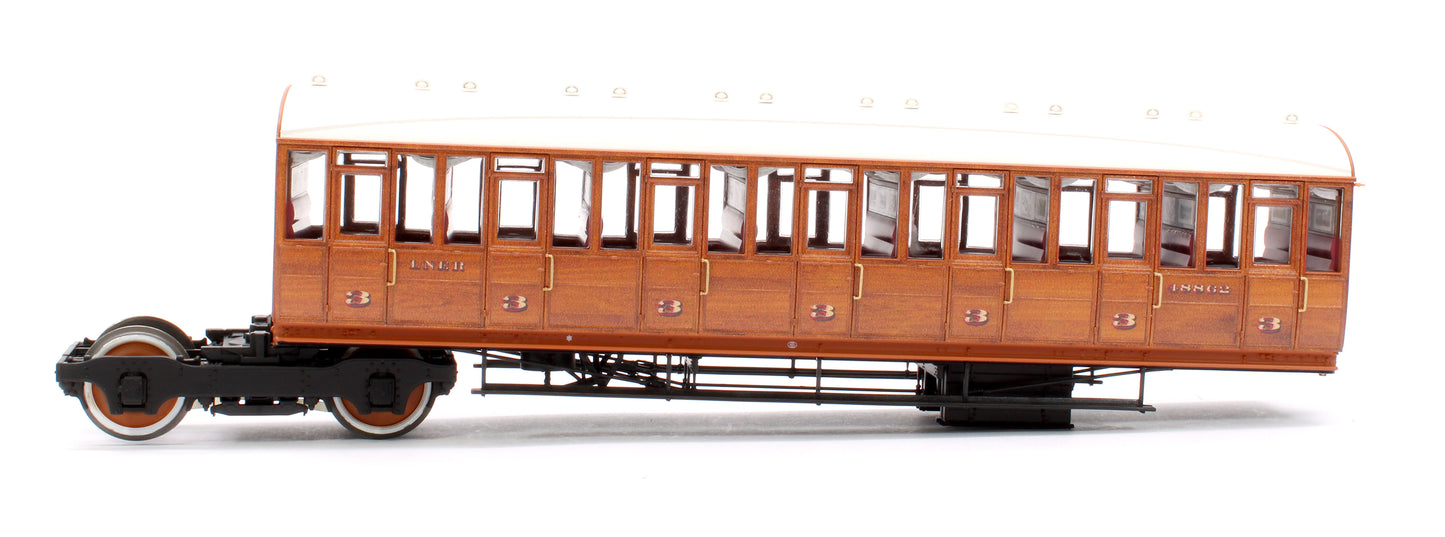 Quad Art Set No. 74A LNER Teak Preserved Set 4 Coach Pack