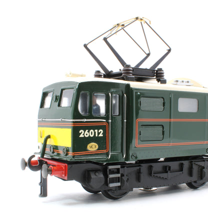 E/49-GS3 "EM1" 26030 & 26012 BR Class 76 Lined Gloss Green with Small Yellow Ends Electric Locomotives Wooden Box Presentation Set - Set 3