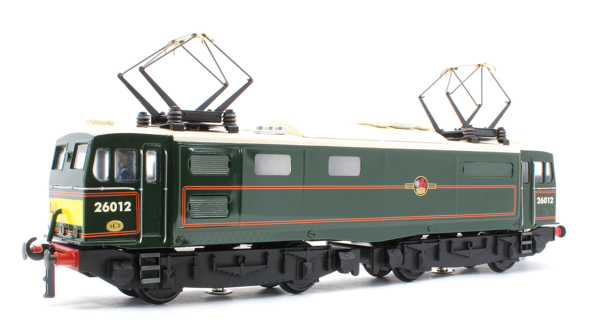 E/49-GS3 "EM1" 26030 & 26012 BR Class 76 Lined Gloss Green with Small Yellow Ends Electric Locomotives Wooden Box Presentation Set - Set 3