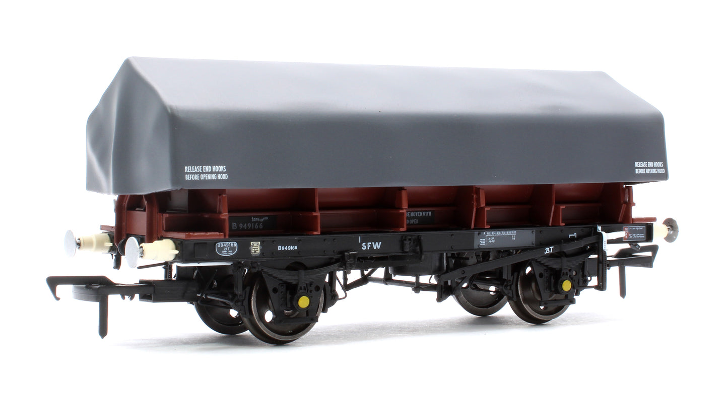 BR Coil A/SFW Steel Wagon TOPS Bauxite - Pack E