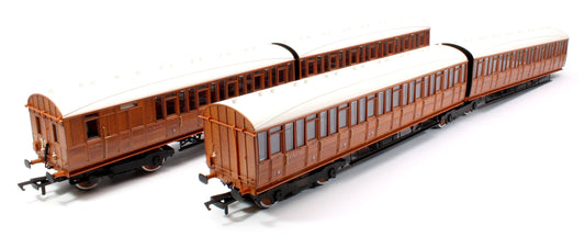 Pre-Owned Quad Art Set No. 90A LNER Teak 4 Coach Pack