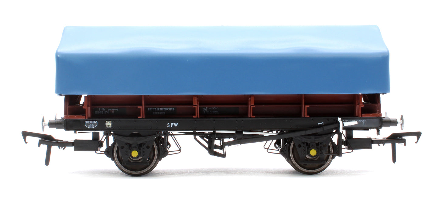 BR Coil A/SFW Steel Wagon TOPS Bauxite - Pack E