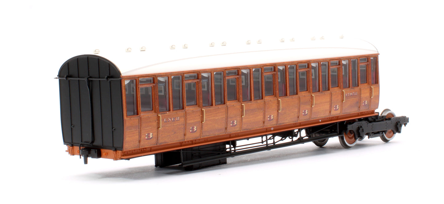 Quad Art Set No. 90A LNER Teak 4 Coach Pack