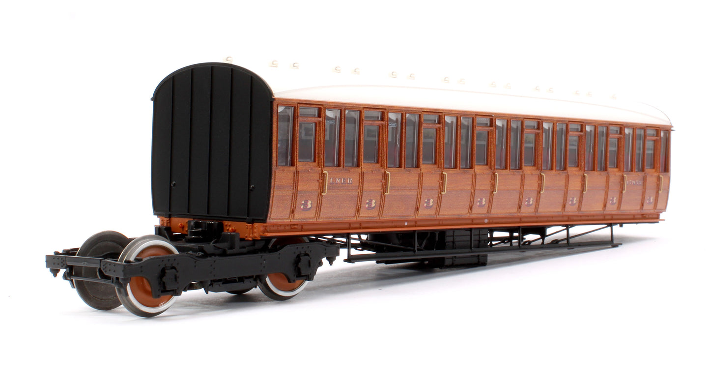 Quad Art Set No. 90A LNER Teak 4 Coach Pack