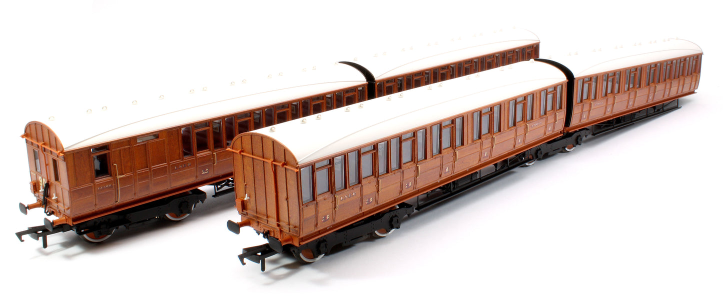 Quad Art Set No. 90B LNER Teak 4 Coach Pack