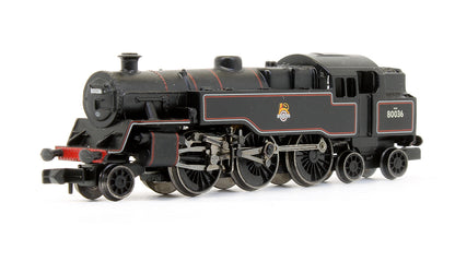 Pre-Owned 4MT Tank '80036' BR Lined Black Early Crest Steam Locomotive