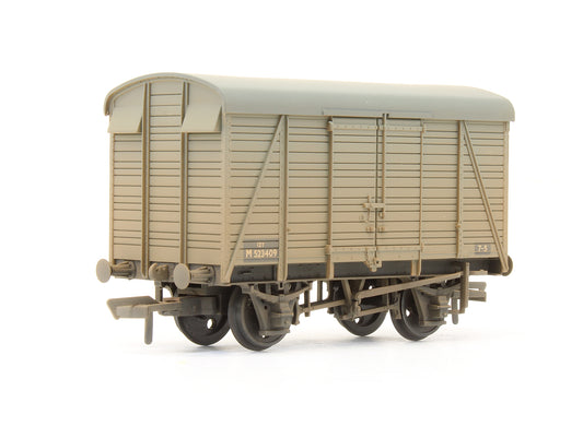 Pre-Owned 38-081C SR 12 Ton Southern 2+2 Planked Ventilated Van BR Grey 'M523409' - Weathered