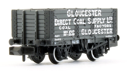 7 Plank Wagon Fixed End ‘Gloucester Direct Coal Supply Ltd.’ Grey No.126