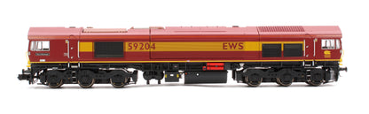 Class 59 59204 EWS Vale of Glamorgan Diesel Locomotive - DCC Sound