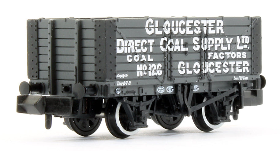 7 Plank Wagon Fixed End ‘Gloucester Direct Coal Supply Ltd.’ Grey No.126