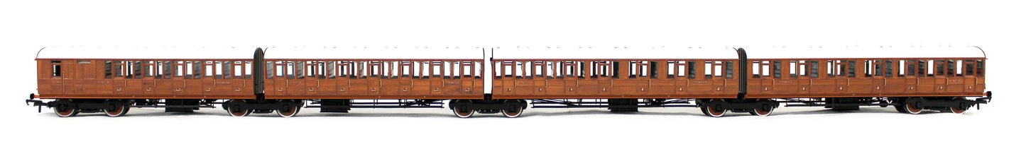 Quad Art Set No. 90B LNER Teak 4 Coach Pack