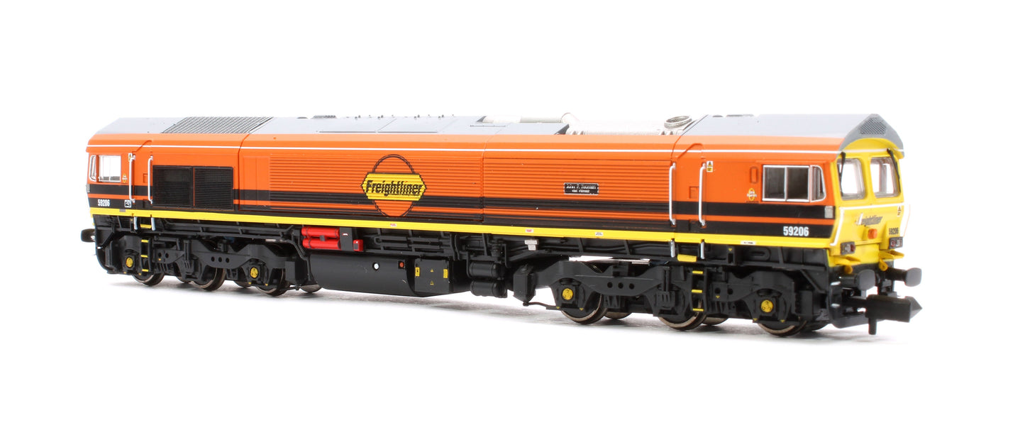 Pre-Owned Class 59 59206 Freightliner livery John F Yeoman Diesel Locomotive