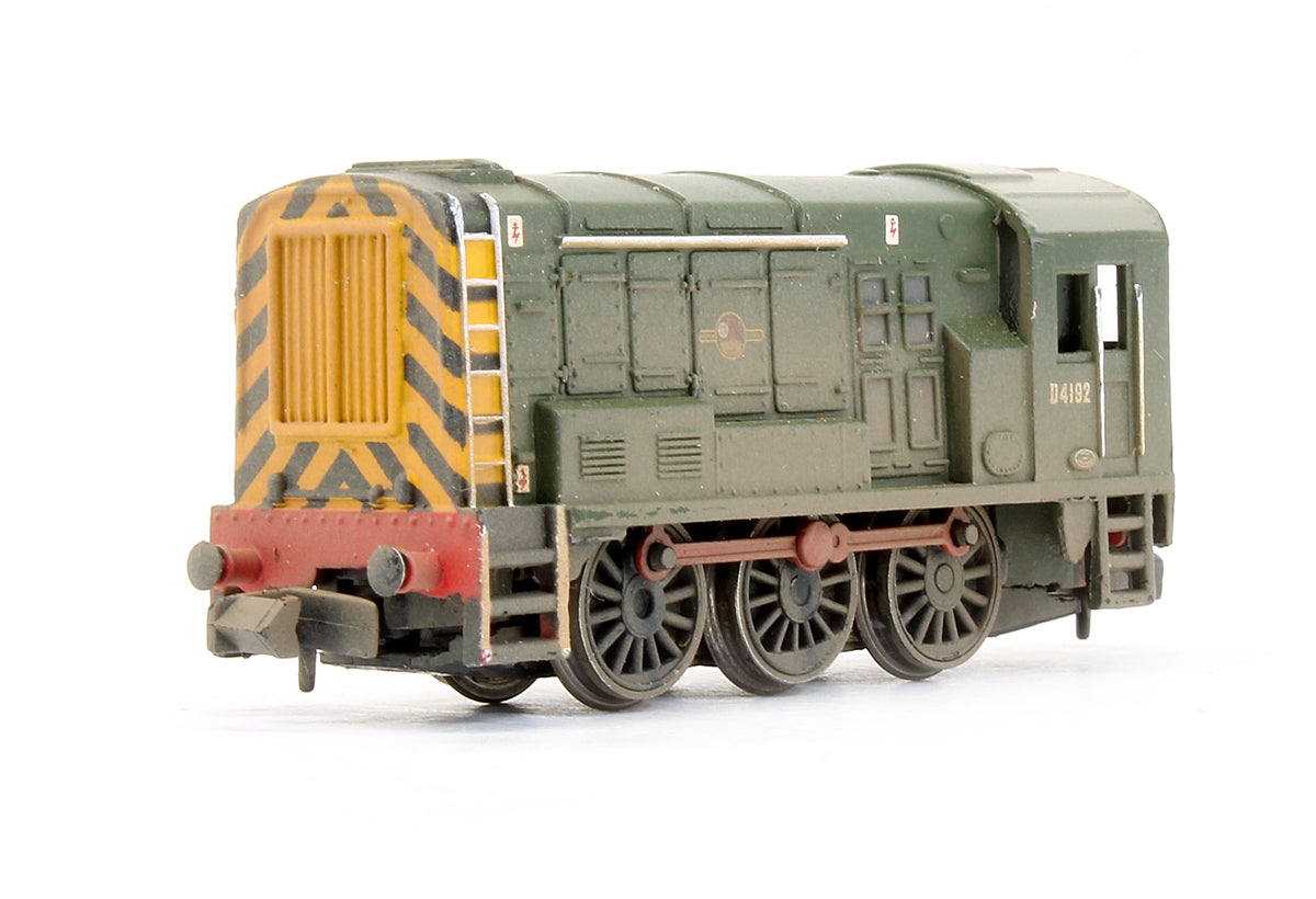 Pre-Owned Class 08 'D4192' BR Green Late Crest Diesel Shunter Locomotive - Weathered
