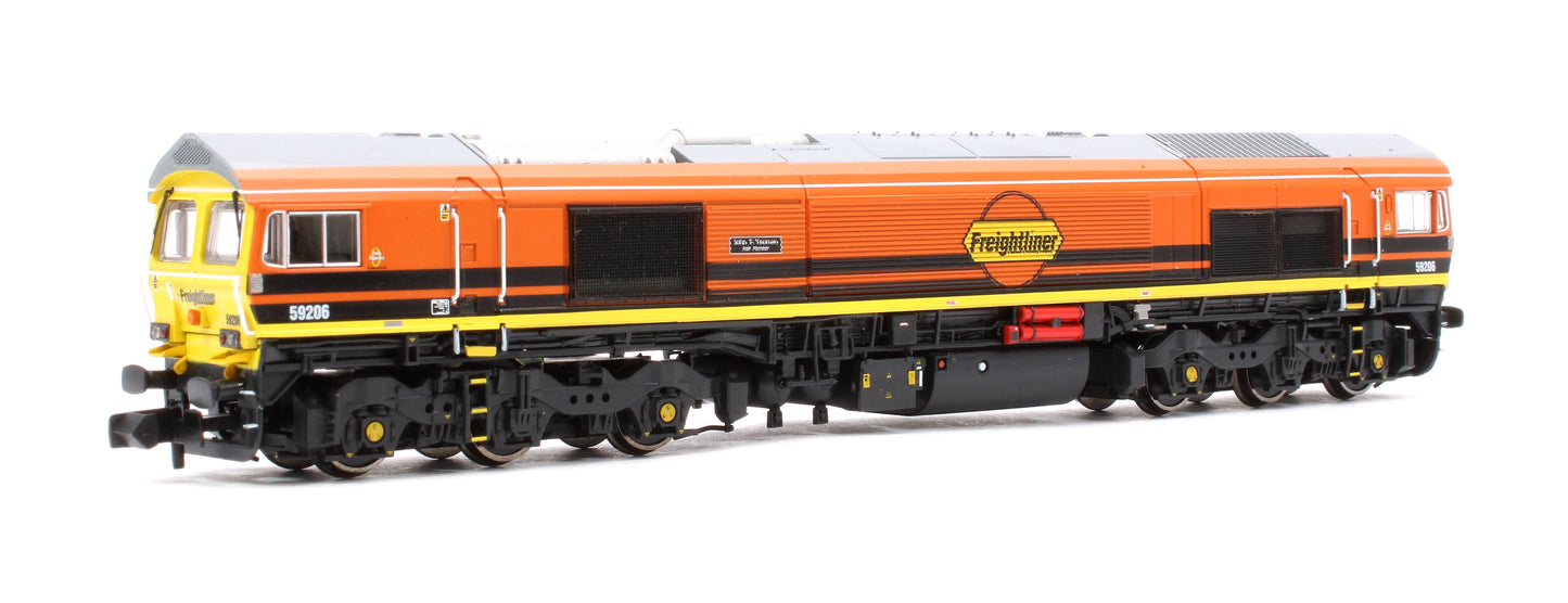 Class 59 59206 Freightliner livery John F Yeoman Diesel Locomotive - DCC Sound