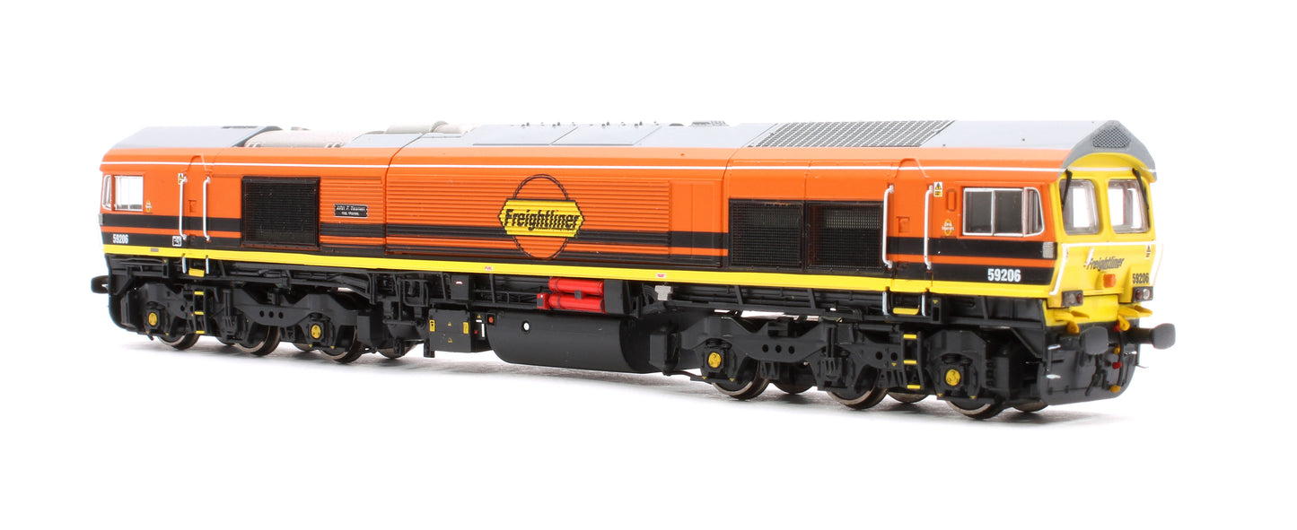 Class 59 59206 Freightliner livery John F Yeoman Diesel Locomotive - DCC Sound