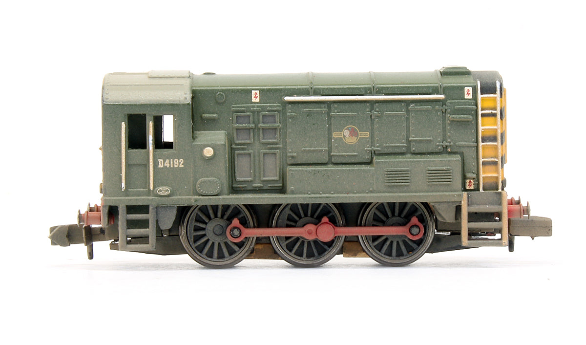 Pre-Owned Class 08 'D4192' BR Green Late Crest Diesel Shunter Locomotive - Weathered