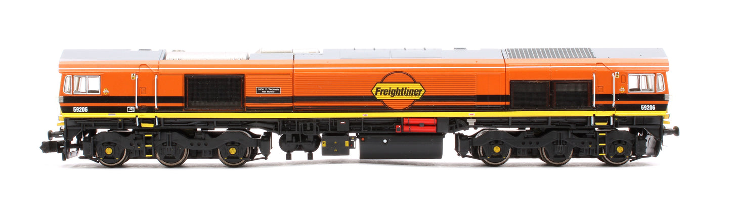 Pre-Owned Class 59 59206 Freightliner livery John F Yeoman Diesel Locomotive