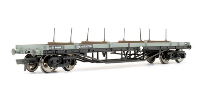 Pre-Owned Bogie Bolster Wagon BR Grey 'B943359'
