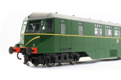 Pre-Owned GWR AEC ‘Razor Edge' Railcar BR green with speed whiskers (dark grey roof) No.W26W Diesel Locomotive - DCC Sound