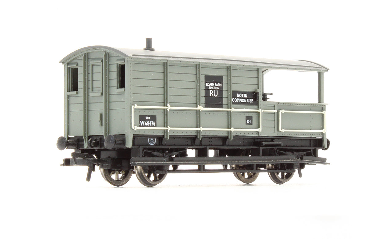 Pre-Owned 20 Ton Toad Brake Van BR Grey 'W68476'