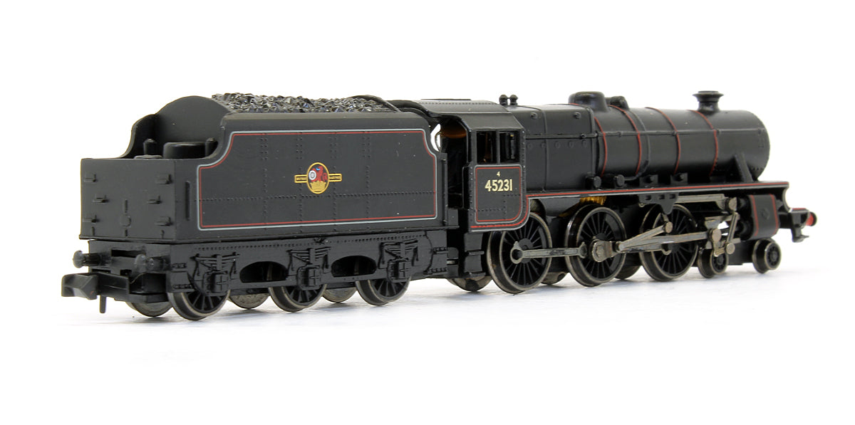 Pre-Owned Black 5 Mixed Traffic Lined BR Black '45231' Late Crest Steam Locomotive - 40 Years Of Steam