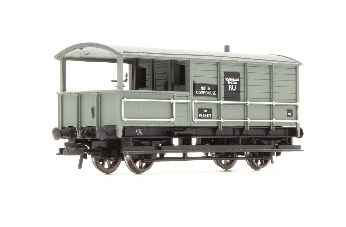 Pre-Owned 20 Ton Toad Brake Van BR Grey 'W68476'