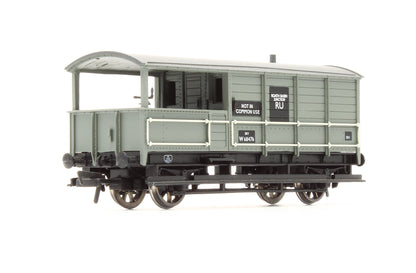 Pre-Owned 20 Ton Toad Brake Van BR Grey 'W68476'