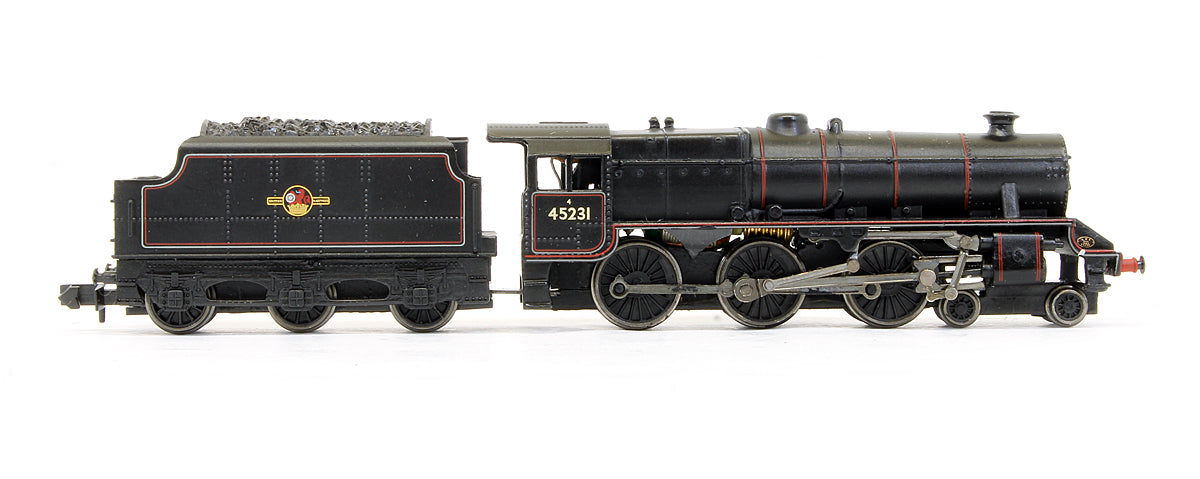 Pre-Owned Black 5 Mixed Traffic Lined BR Black '45231' Late Crest Steam Locomotive - 40 Years Of Steam
