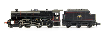 Pre-Owned Black 5 Mixed Traffic Lined BR Black '45231' Late Crest Steam Locomotive - 40 Years Of Steam