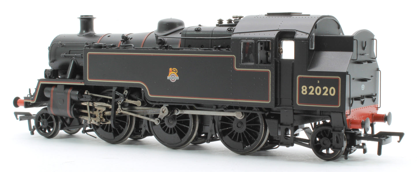 Pre-Owned Class 3MT 82020 BR Lined Black Early Emblem Steam Locomotive