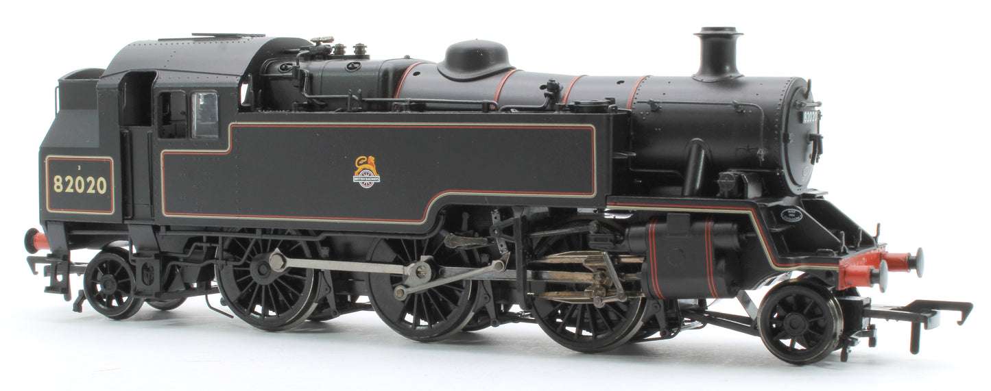 Pre-Owned Class 3MT 82020 BR Lined Black Early Emblem Steam Locomotive